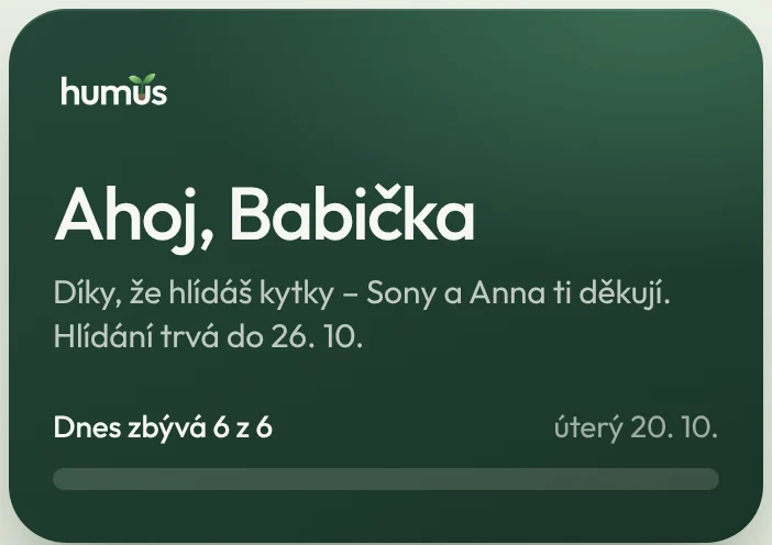 Hlídání: Ahoj, Babička
